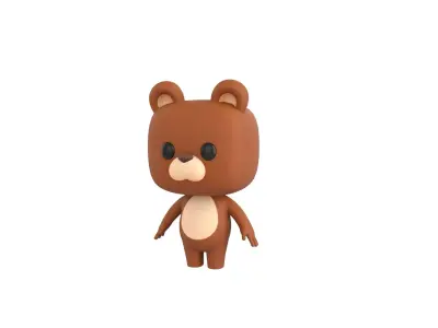 Cartoon Bear 3D model order