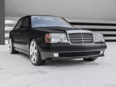Mercedes-Benz E Class W124 E500 1993 3D model