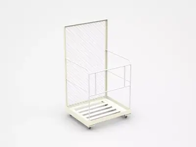 High Container Cart  3D model