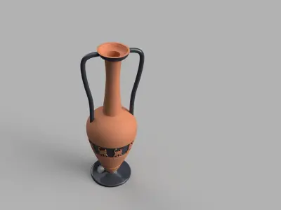 Antique Greek Vase Collection 3D STL Amphora  3D print model