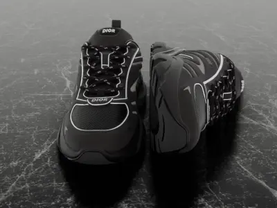 CHRISTIAN DIOR B32 3D SHOES 3D model