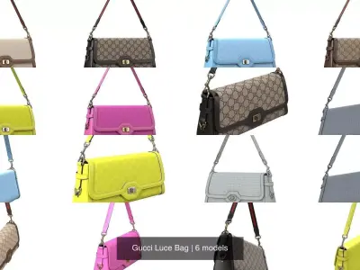 Gucci Luce Bag 3D Model Pack