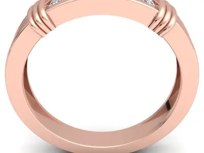 luxury Fancy Ring 3D print model