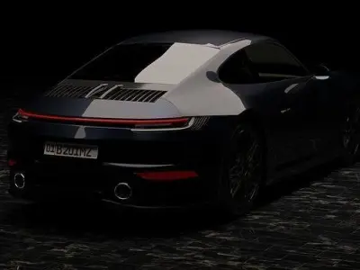 Porsche 911 Carrera GTS 3D model purchase