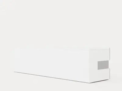 Shiny TV Bench 169 Cm Low-poly 3D model