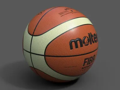 Molten Official Basketball World Cup Ball  3D model