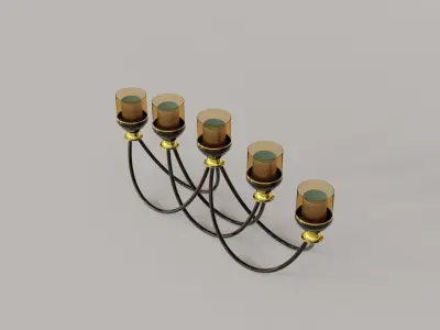 Modern Candlestick 3D model