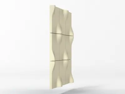 Decorative Modular Wall Panel 2 3D model