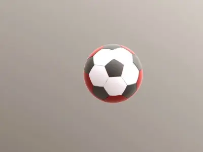Soccer Ball Free 3D model 12