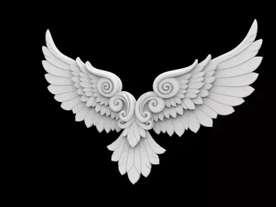 Eagle Wing 3D Print Model 3D print model