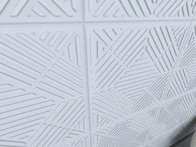 3d wall panel Low-poly 3D model order
