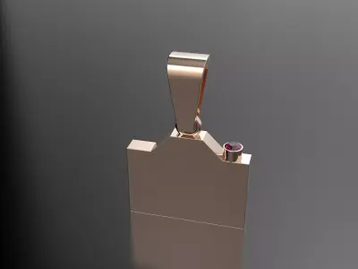 Camera pendant 3D print model