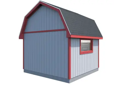 Garage- Gambrel 3D model