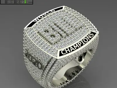 Band Ring 3D print model