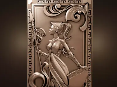Athena  3D print model