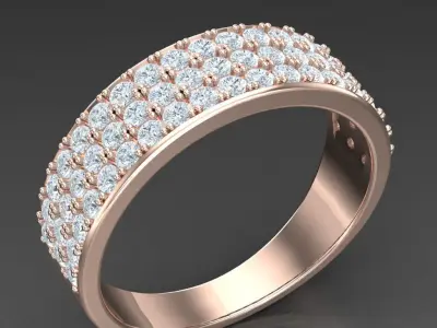 Luxury Men Rings Designs 5MR087 3D print model