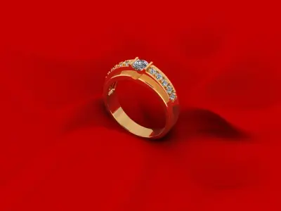 Man Wedding Ring 280 3D print model