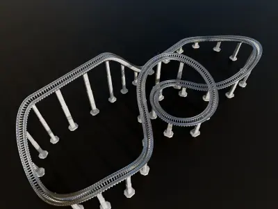 rollercoaster st 3D model