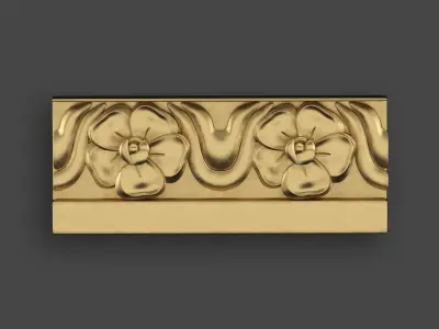 5 Borders Ornamental Pack 6 3D model