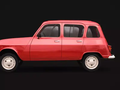 1978 Renault 4 3D model