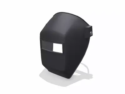 Old Welding Helmet Low-poly PBR Low-poly 3D model