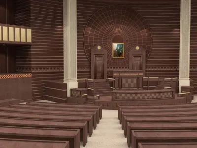 Punjab Assembly interior 3D model