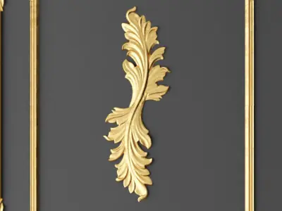 Frame Cartouches SET 3D  3D model
