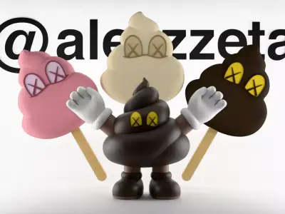 Kaws Poop x Warm Regards for Print 3D print model