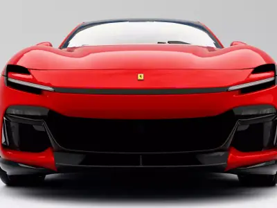 Ferrari Purosangue 2023 Low-poly 3D model purchase