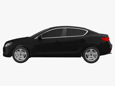 Sedan 1 acura 3D model