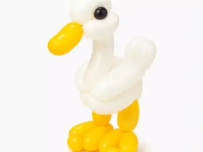 Duck Balloon Decoration Props Second Life toy 3D print model