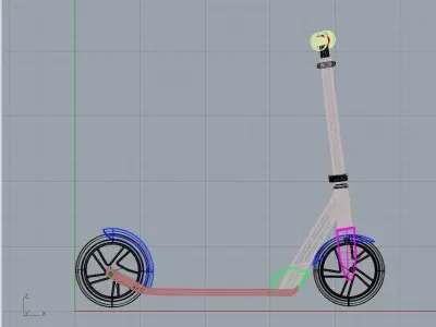 Scooter Model  3D model