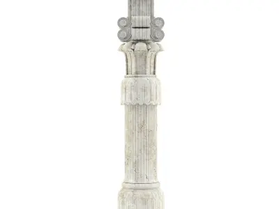 Persian column 02 3D model