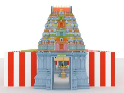 indian Temple 3D model