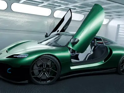 Futuristic Concept Sports Car 3D model