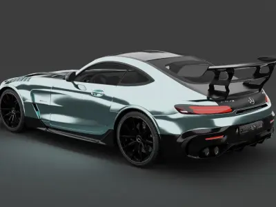 Mercedes Benz AMG GT Black Series 2021 3D model