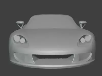 3D Printable RC Shell - Mid-Engine Supercar 1 3D print model