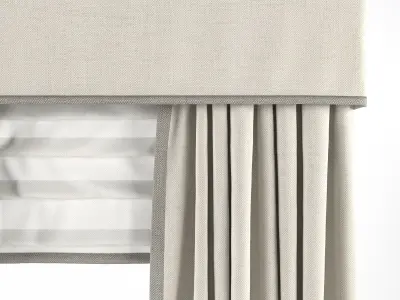 Curtains 27 3D model