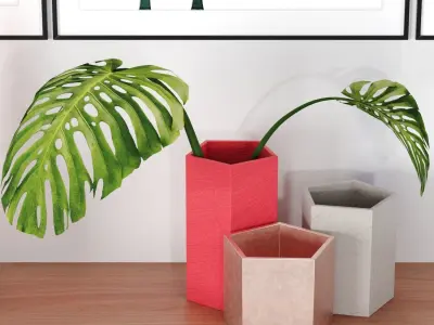 Decor Set no12- Christmas decorative 3D model