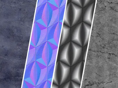 Stone Wall Materials 100- Decorative Pattern - Pbr 4k Seamless Texture