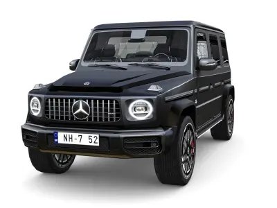 Mercedes-Benz AMG 63G 2020 Low-poly 3D model