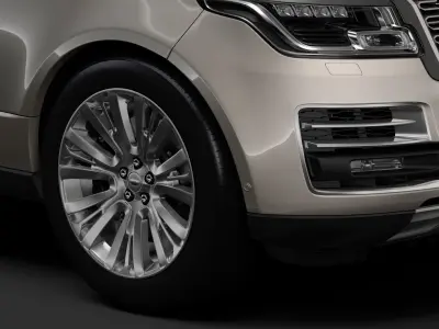 Range Rover SVAutobiography LWB L405 2018 3D model