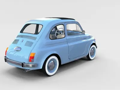 Fiat Nuova 500 1957 rev 3D model