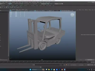 forklift  3D model