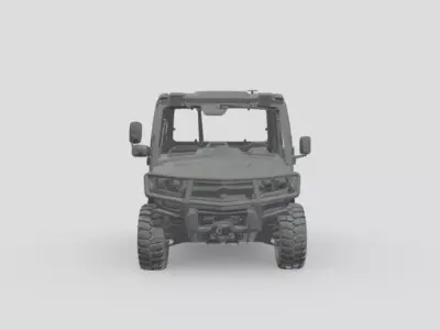 John Deere Utility Terrain Vehicle Buggy 3D print model