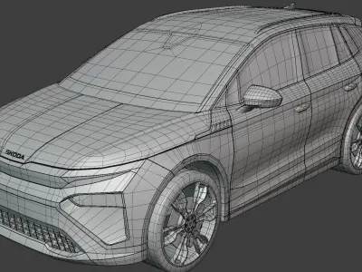 Skoda Elroq exterior 3D model