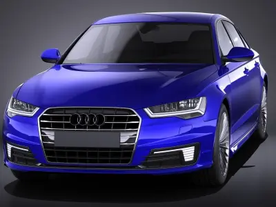 Audi A6L e-tron 2017 VRAY 3D model