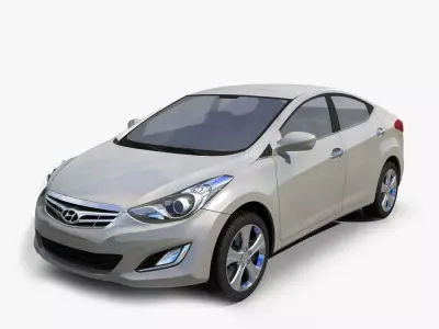 Hyundai Elantra 2012 CHINA 3D model