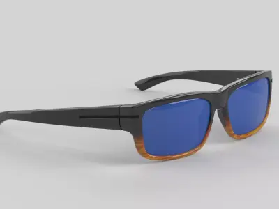 Silverado Eyewear Glasses Low-poly 3D model
