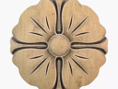 Rosette CNC 3D model